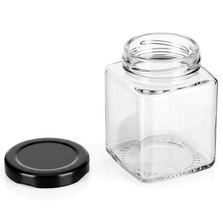 Pojemniki na przyprawy 24 szt. szklane słoiczki 100 ml z 48 etykietami do kuchni