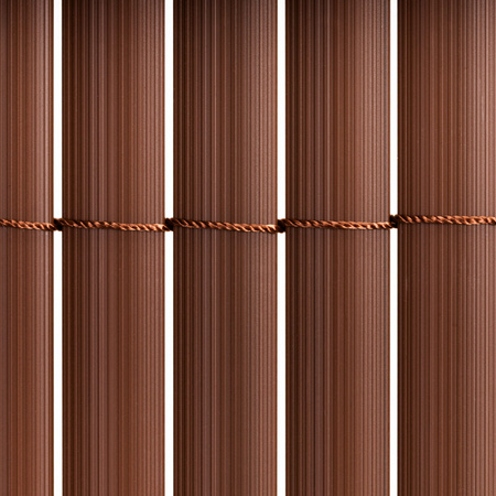 Osłona PVC maskująca 500x120 cm mata na balkon, taras, ogrodzenie, brązowa