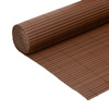 Osłona PVC maskująca 500x100 cm mata na balkon, taras, ogrodzenie, brązowa