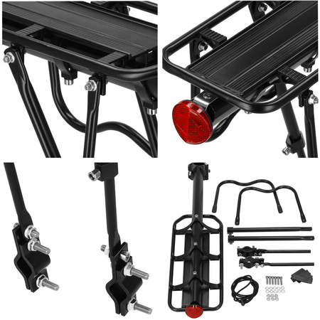 Bagażnik do roweru uniwersalny aluminiowy 10 kg 