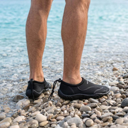 Buty do wody, plażowe szybkoschnące na kajak jeżowce, kamienie, rozm. 42 męskie czarne