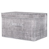 Pudełko do przechowywania 25x40x30cm organizer zamykany szary