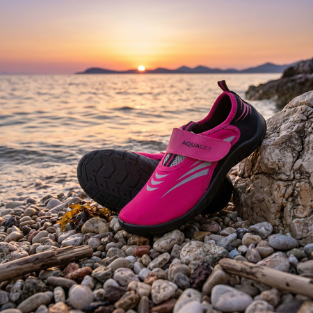 Buty do wody, plażowe szybkoschnące na kajak jeżowce, kamienie rozm. 38 damskie różowe