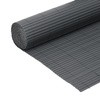 Osłona PVC maskująca 500x140 cm mata na balkon, taras, ogrodzenie, ciemnoszara
