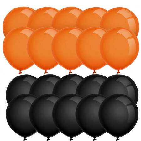 Ozdoby na Halloween zestaw balony girlanda kurtyna 38 el.