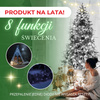 Lampki świąteczne 200 Led biały zimny 15,5 m oświetlenie choinkowe