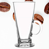 Filiżanki do kawy latte, deserów 280 ml komplet 6 szt. szklanek z uchem