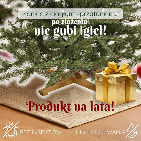 Choinka sztuczna Premium Royal Trees 220 cm świerk naturalny, drzewko świąteczne jak żywe