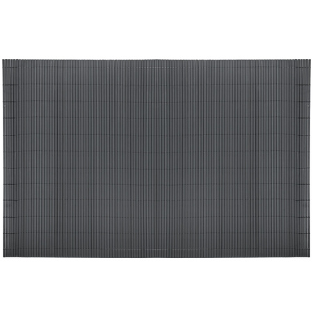 Osłona PVC maskująca 300x100 cm mata na balkon, taras, ogrodzenie, ciemnoszara