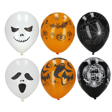 Ozdoby na Halloween zestaw balony girlanda kurtyna 38 el.