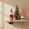 Skrzat, krasnal dekoracja Boże Narodzenie 40 cm elf świąteczny, siedzący