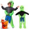 Strój dmuchany kosmita 120-155 cm, przebranie 3D dekoracja, kostium na Halloween Alien 