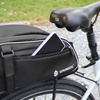 Sakwa rowerowa na bagażnik, torba, organizer rowerowy 12l czarny