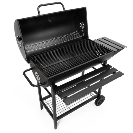 Grill na węgiel zamykany, grill ogrodowy do BBQ i grillowania