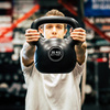 Kettlebell do ćwiczeń 20 kg hantla, odważnik treningowy ABS kula czarna