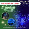 Lampki choinkowe 500 led niebieskie 27,5 m 8 funkcji świecenia, oświetlenie zewnętrzne, wewnętrzne