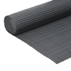 Osłona PVC maskująca 400x100 cm mata na balkon, taras, ogrodzenie, ciemnoszara