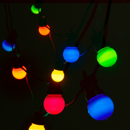 Lampki świąteczne, choinkowe zewnętrzne IP44 girlanda świetlna 10 LED 5 m ozdobne żarówki