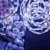 Lampki choinkowe 20 LED druciki mikro na baterie biały zimny
