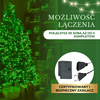 Lampki świąteczne 100 led zielone 8,5 m oświetlenie choinkowe