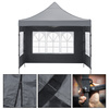 Pawilon handlowy 3x3 m namiot handlowy ekspresowy na imprezy, targ, catering, ciemnoszary