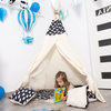 Namiot Tipi czarny w chmury