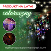 Kurtyna świetlna 300 led multikolor, flash biały zimny girlanda, lampki wewnętrzno-zewnętrzne sople