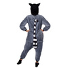 Piżama jednoczęściowa kigurumi damska kombinezon lemur rozmiar S