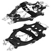 Raczki na buty turystyczne stalowe 8 kolców antypoślizgowe nakładki rozmiar 41-45