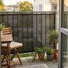 Osłona balkonowa, zacieniająca 95% 100x300 cm mata na balkon, maskująca, antracytowa
