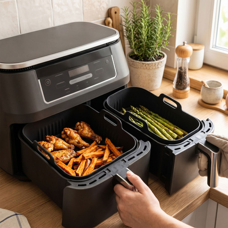 Wkład silikonowy do Air Fryer 1,5-3 L zestaw 2 szt.  foremka do frytkownicy beztłuszczowej
