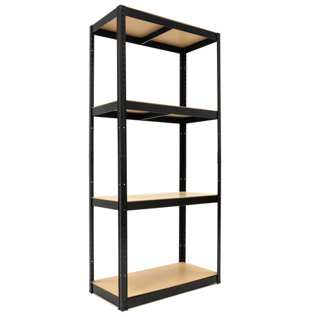 Regał magazynowy, metalowy 170x80x40 cm 4 półki, udźwig 700 kg do garażu, piwnicy