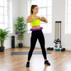 Hula hop cardio, fitness składane z obciążeniem i wypustkami masującymi, fioletowe