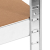 Regały metalowe magazynowe 2 szt. 180x90x30cm 875kg 5 półek do garażu, piwnicy