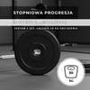 Obciążenie kompozytowe 5 kg 2 szt. talerze bitumiczne do sztangi 31 mm krążki do hantli