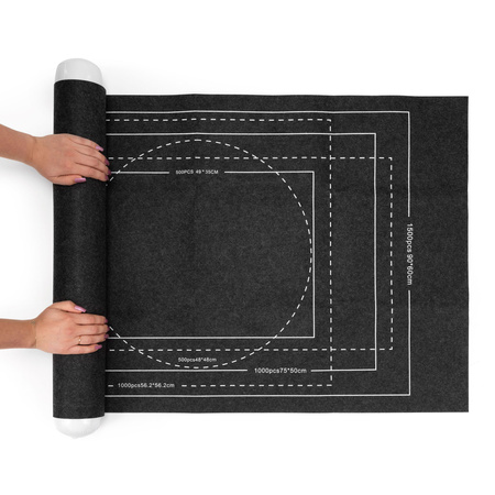 Mata do puzzli 1500 elementów 114x67 cm zwijana plansza do układania
