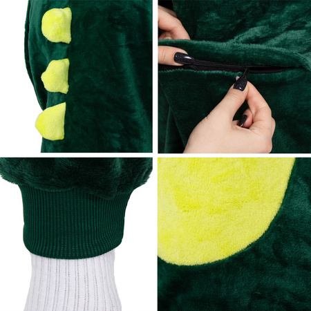 Piżama jednoczęściowa kigurumi dziecięcy kombinezon smok rozmiar 120-130 cm