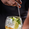 Zestaw barmański 8 elementów do drinków shaker francuski stal nierdzewna srebrny