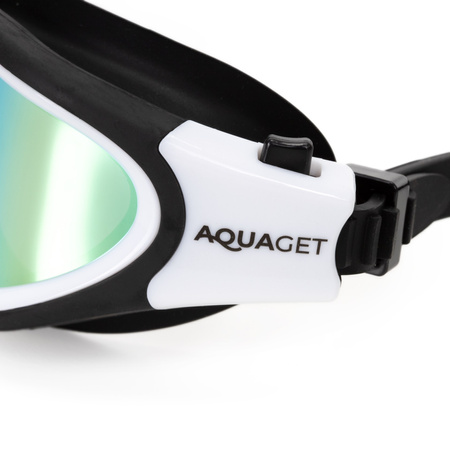 Okularki pływackie Anti-fog okulary do pływania na basen zestaw z zatyczkami