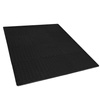 Mata piankowa do ćwiczeń 90x118 cm czarne puzzle pod sprzęt pianka EVA