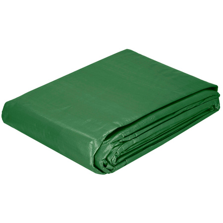 Plandeka 5x8m 120g/m2 gruba płachta ochronna zielona