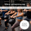 Kettlebelle 16 kg ABS odważnik kulowy do ćwiczeń siłowych hantla do treningu kula czarna