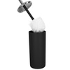 Akcesoria łazienkowe 6w1 zestaw do wc łazienki loft szczotka kosz kubki dozownik czarny