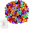 Lampki choinkowe 120 LED multikolor, 9 m, na baterie, programator 