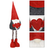 Skrzat świąteczny 50-68 cm, krasnal na teleskopowych nogach, gnom
