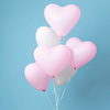 Balony serca na urodziny, walentynki 50 szt. różowe serduszka lateksowe