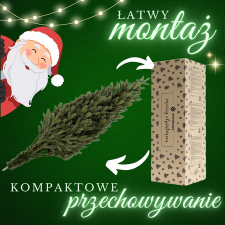 Sztuczna choinka 120 cm świerk PE drzewko świąteczne
