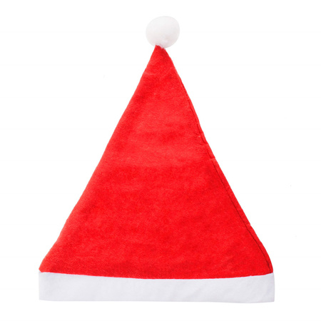Czapka Mikołaja mikołajki strój czerwona 10 szt.