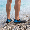 Buty do wody, pływania męskie 45 obuwie plażowe, szybkoschnące, czarno-niebieskie
