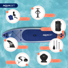 SUP 350 cm zestaw deska pompowana stand up paddleboard do pływania z siedziskiem, akcesoria